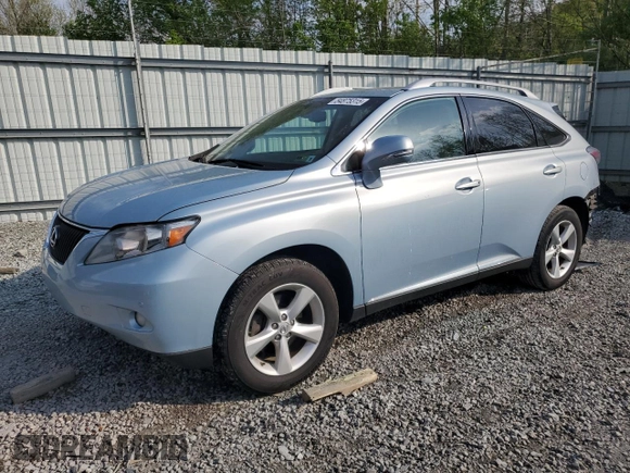 2012 Lexus RX 350 with VIN 2T2BK1BA2CC126946, listed as a Copart auction lot 54875315 with 162,591 mi miles and Salvage title. Bid and sale history available at DreamBid. Image 1.