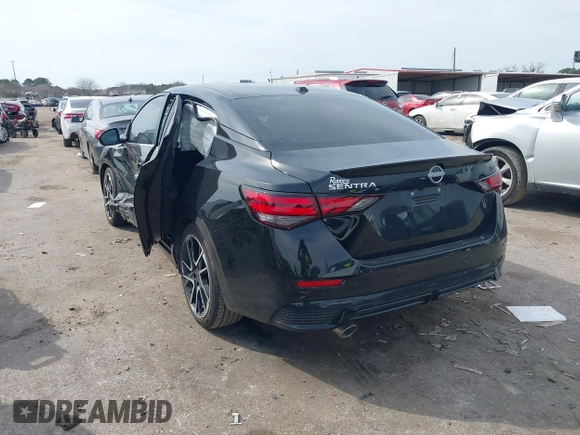 2025 Nissan Sentra SR with VIN 3N1AB8DV9SY222356, listed as a IAAI auction lot 41692346 with 948 mi miles and . Bid and sale history available at DreamBid. Image 17.