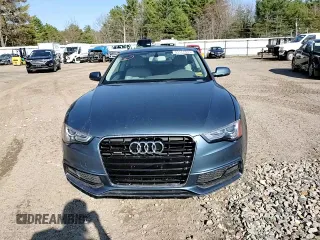 2016 Audi A5 Premium with VIN WAUD2AFR4GA001175, listed as a Copart auction lot 53177655 with 76,380 mi miles and Salvage title. Bid and sale history available at DreamBid. Image 13.