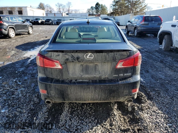 2011 Lexus IS 350 with VIN JTHCE5C21B5000537, listed as a Copart auction lot 87040664 with 200,397 mi miles and Salvage title. Bid and sale history available at DreamBid. Image 6.