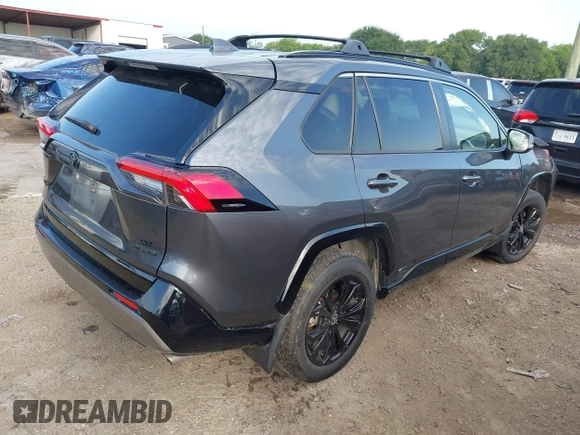 2022 Toyota RAV4 Hybrid SE z VIN JTM16RFV5ND053223, wystawiony jako IAAI lot #42217744 z przebiegiem 43 878 mil mil oraz . Historia ofert i sprzedaży dostępna na DreamBid. Obrazek 4.