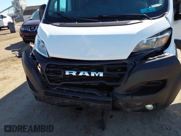 2023 Ram ProMaster Cargo with VIN 3C6MRVJG6PE512967, listed as a IAAI auction lot 41728126 with 102,133 mi miles and . Bid and sale history available at DreamBid. Image 18.