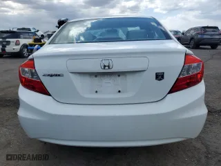 2012 Honda Civic Sdn LX with VIN 2HGFB2F51CH315104, listed as a Copart auction lot 53058015 with 157,617 mi miles and Salvage Title. Bid and sale history available at carsss.com. Image 6.
