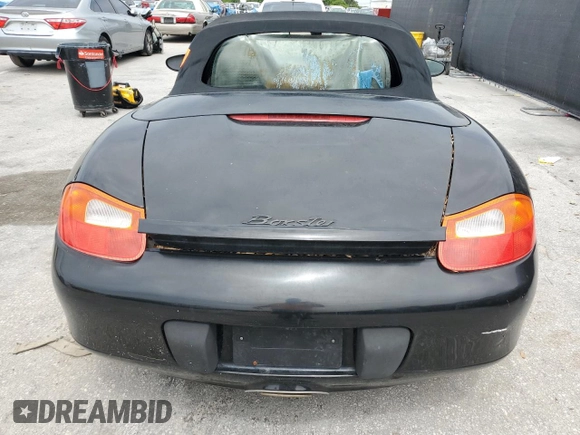2001 Porsche Boxster with VIN WP0CA29811U626925, listed as a Copart auction lot 59632415 with Not provided miles and Clean title. Bid and sale history available at DreamBid. Image 6.
