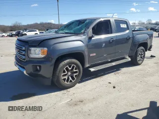 2016 GMC Canyon 4WD SLE with VIN 1GTG6CE35G1151048, listed as a Copart auction lot 47221485 with 47,373 mi miles and Salvage Title. Bid and sale history available at carsss.com. Image 1.