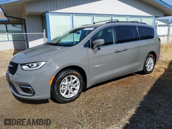 2022 Chrysler Pacifica Touring L z VIN 2C4RC1BG1NR132907, wystawiony jako Copart lot #60908105 z przebiegiem 60 495 mil mil oraz Czysty tytuł • Clean title. Historia ofert i sprzedaży dostępna na DreamBid. Obrazek 1.