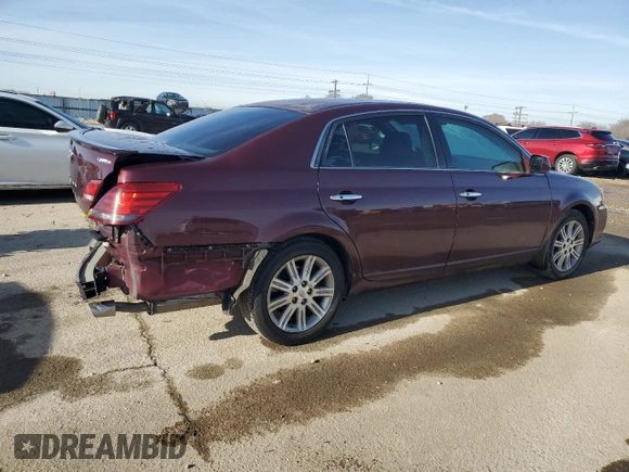 2008 Toyota Avalon XL with VIN 4T1BK36B18U300143, listed as a Copart auction lot 46428985 with 512,595 mi miles and Salvage Title. Bid and sale history available at DreamBid. Image 3.