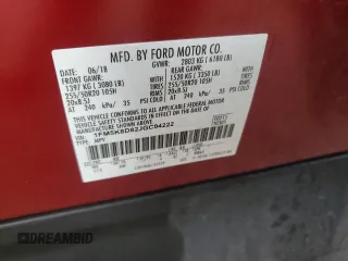 2018 Ford Explorer XLT с VIN 1FM5K8D82JGC04222, выставлен на аукционе Copart как лот 65341865 с пробегом 123 742 миль миль и Списание • Salvage title. История ставок и продаж доступна на DreamBid. Изображение 13.