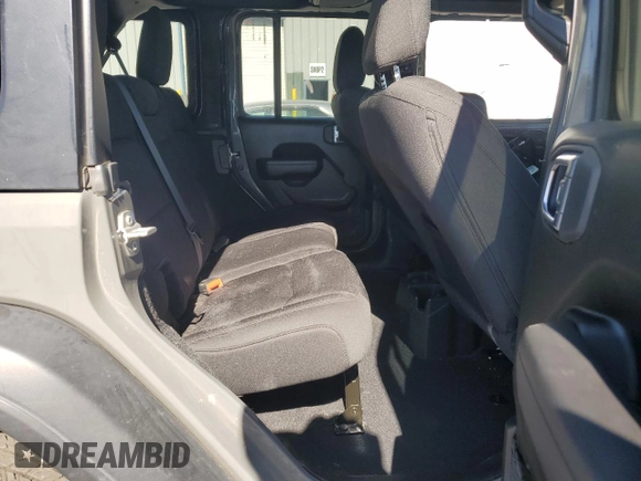 2022 Jeep Wrangler Unlimited High Tide with VIN 1C4HJXDGXNW142263, listed as a Copart auction lot 72552824 with 43,321 mi miles and Salvage Title. Bid and sale history available at DreamBid. Image 10.
