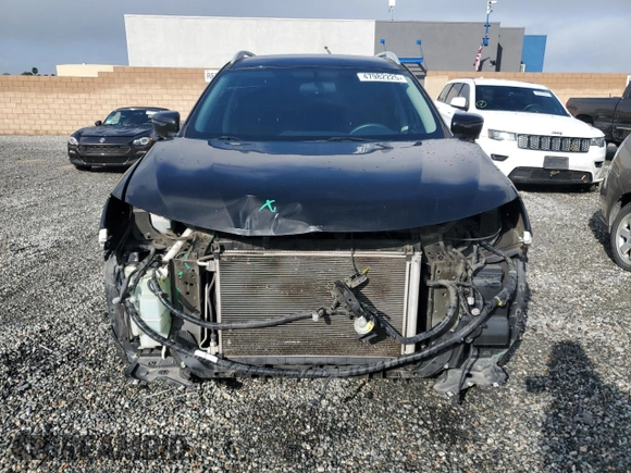 2017 Nissan Rogue SV with VIN 5N1AT2MN2HC826948, listed as a Copart auction lot 47982225 with 116,840 mi miles and Salvage Title. Bid and sale history available at carsss.com. Image 5.