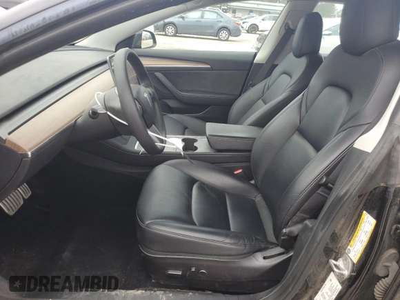 2022 Tesla Model 3 Performance with VIN 5YJ3E1EC1NF267857, listed as a Copart auction lot 88029995 with 38,080 mi miles and Salvage Title. Bid and sale history available at DreamBid. Image 7.