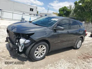 2019 Chevrolet Equinox LS z VIN 2GNAXHEV9K6300883, wystawiony jako Copart lot #52139215 z przebiegiem 55 458 mil mil oraz Nie do naprawy • Non repairable. Historia ofert i sprzedaży dostępna na DreamBid. Obrazek 1.