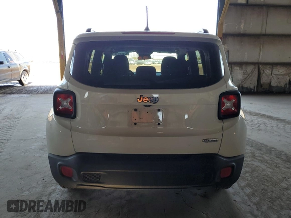2017 Jeep Renegade Altitude with VIN ZACCJABB8HPE95746, listed as a Copart auction lot 62685995 with 109,666 mi miles and Salvage title. Bid and sale history available at DreamBid. Image 6.