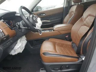 2022 Nissan Pathfinder Platinum with VIN 5N1DR3DK3NC247468, listed as a Copart auction lot 49510755 with 36,686 mi miles and Salvage Title. Bid and sale history available at carsss.com. Image 7.