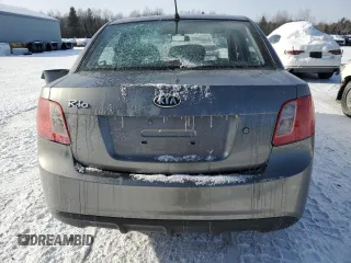 2011 Kia Rio with VIN KNADH4B32B6915325, listed as a Copart auction lot 86824074 with 167,410 mi miles and Salvage Title. Bid and sale history available at DreamBid. Image 6.
