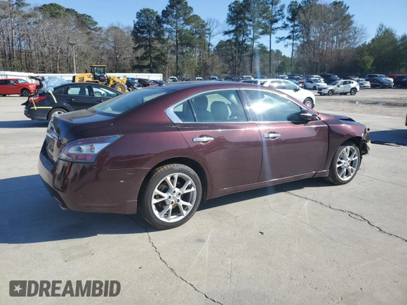 2014 Nissan Maxima 3.5 SV with VIN 1N4AA5AP4EC906061, listed as a Copart auction lot 46363955 with 165,920 mi miles and Salvage Title. Bid and sale history available at carsss.com. Image 3.