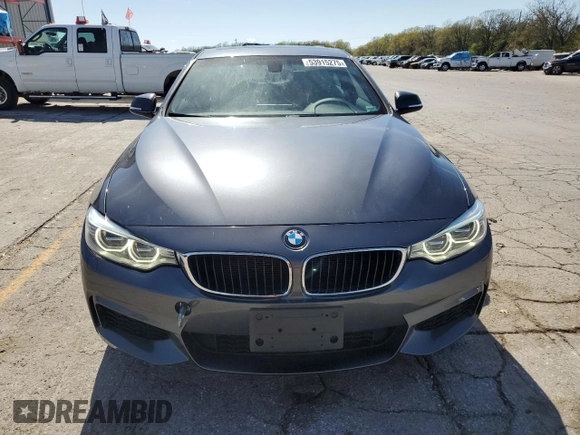 2014 BMW 4 Series 428i xDrive with VIN WBA3N5C59EF716920, listed as a Copart auction lot 53915275 with 125,300 mi miles and Salvage title. Bid and sale history available at DreamBid. Image 5.