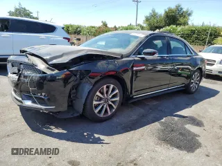 2017 Lincoln Continental Livery with VIN 1LN6L9HK5H5601586, listed as a Copart auction lot 63629144 with 91,068 mi miles and Salvage Title. Bid and sale history available at carsss.com. Image 1.