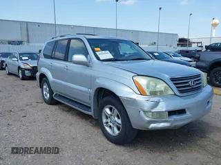 2006 Lexus GX 470 z VIN JTJBT20X560124120, wystawiony jako IAAI lot #42216566 z przebiegiem 221 238 mil mil oraz . Historia ofert i sprzedaży dostępna na DreamBid. Obrazek 1.