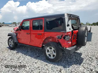 2021 Jeep Wrangler Unlimited Sport S with VIN 1C4HJXDN6MW685705, listed as a Copart auction lot 65996845 with 53,859 mi miles and Non repairable. Bid and sale history available at DreamBid. Image 2.