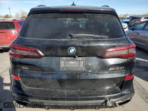 2021 BMW X5 M50i with VIN 5UXJU4C01M9F13949, listed as a Copart auction lot 84485564 with 0 mi miles and Salvage Title. Bid and sale history available at carsss.com. Image 6.