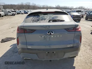 2023 Infiniti QX55 Essential with VIN 3PCAJ5KR7PF115801, listed as a Copart auction lot 48734335 with 20,898 mi miles and Salvage title. Bid and sale history available at DreamBid. Image 6.