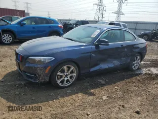 2015 BMW 2 Series 228i with VIN WBA1F5C59FV257044, listed as a Copart auction lot 59274205 with Not provided miles and Salvage title. Bid and sale history available at DreamBid. Image 1.