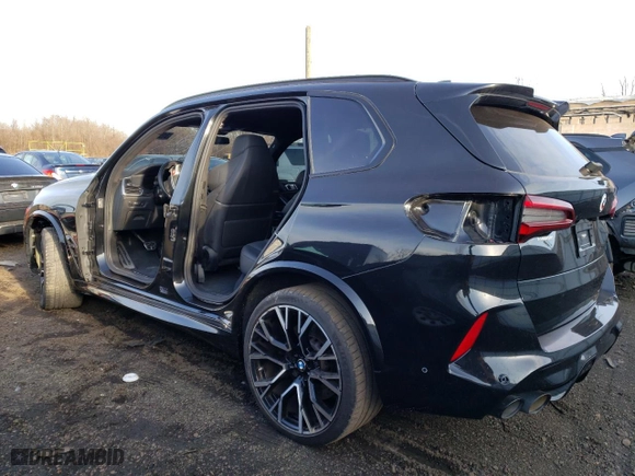 2023 BMW X5 M with VIN 5YMJU0C08P9R37275, listed as a Copart auction lot 51590025 with NaN miles and Salvage Title. Bid and sale history available at carsss.com. Image 2.