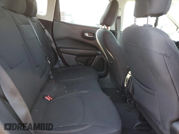 2018 Jeep Compass Sport with VIN 3C4NJCAB7JT102162, listed as a Copart auction lot 44654385 with 40,599 mi miles and Salvage Title. Bid and sale history available at carsss.com. Image 12.