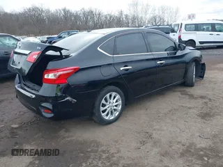 2019 Nissan Sentra SV with VIN 3N1AB7AP4KY445114, listed as a IAAI auction lot 41631664 with 57,095 mi miles and . Bid and sale history available at DreamBid. Image 4.