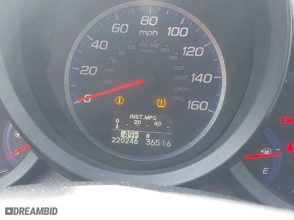 2010 Acura RDX Tech Pkg with VIN 5J8TB1H58AA005067, listed as a IAAI auction lot 41923792 with 220,246 mi miles. Bid and sale history available at carsss.com. Image 7.