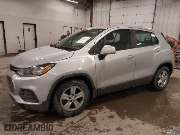 2019 Chevrolet Trax LS with VIN 3GNCJKSB7KL273602, listed as a IAAI auction lot 41391193 with 50,280 mi miles. Bid and sale history available at carsss.com. Image 2.