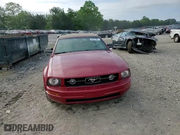 2008 Ford Mustang Deluxe with VIN 1ZVHT84N185158146, listed as a Copart auction lot 56237985 with 105,968 mi miles and Salvage title. Bid and sale history available at DreamBid. Image 13.