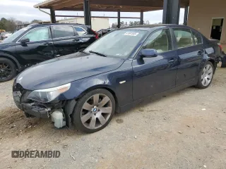 2004 BMW 5 Series 530i with VIN WBANA735X4B804011, listed as a Copart auction lot 41581885 with 75,875 mi miles and Salvage Title. Bid and sale history available at carsss.com. Image 1.