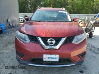 2015 Nissan Rogue S with VIN KNMAT2MV1FP582414, listed as a Copart auction lot 52733225 with Not Provided miles and Clean Title. Bid and sale history available at DreamBid. Image 5.