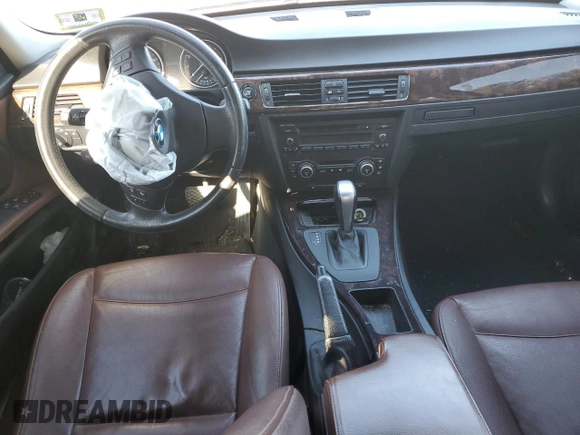 2008 BMW 3 Series 328xi with VIN WBAVC73558KX91670, listed as a Copart auction lot 45142735 with 0 mi miles and Salvage Title. Bid and sale history available at carsss.com. Image 8.