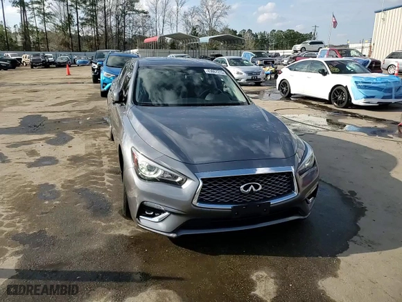 2021 Infiniti Q50 3.0t LUXE with VIN JN1EV7BR5MM751155, listed as a Copart auction lot 43867315 with 38,470 mi miles and Non Repairable. Bid and sale history available at carsss.com. Image 12.
