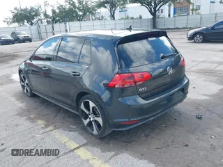 2017 Volkswagen Golf GTI S with VIN 3VW4T7AU8HM065610, listed as a IAAI auction lot 41654468 with 116,860 mi miles. Bid and sale history available at carsss.com. Image 3.