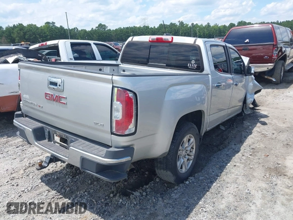 2019 GMC Canyon 2WD SLE with VIN 1GTG5CEN7K1272175, listed as a IAAI auction lot 39595139 with 1 mi miles. Bid and sale history available at carsss.com. Image 4.