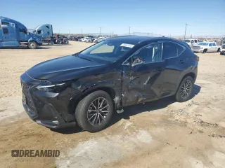 2024 Lexus NX with VIN JTJGKCEZXR2019879, listed as a Copart auction lot 46855145 with 16,950 mi miles and Salvage Title. Bid and sale history available at carsss.com. Image 1.