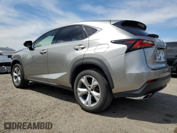 2017 Lexus NX with VIN JTJBARBZ7H2108182, listed as a Copart auction lot 54307375 with 87,658 mi miles and Salvage Title. Bid and sale history available at carsss.com. Image 2.