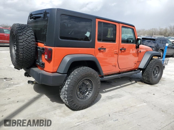 2015 Jeep Wrangler Unlimited Rubicon with VIN 1C4BJWFG9FL654550, listed as a Copart auction lot 49306965 with 64,911 mi miles and Salvage Title. Bid and sale history available at carsss.com. Image 3.