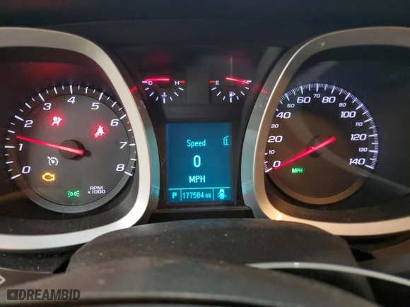 2012 Chevrolet Equinox LT w/1LT with VIN 2GNFLEEK3C6127420, listed as a Copart auction lot 52640845 with 177,584 mi miles and Non Repairable. Bid and sale history available at carsss.com. Image 9.