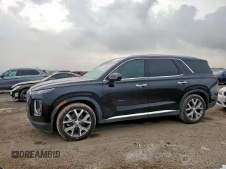 2021 Hyundai Palisade SEL z VIN KM8R44HE0MU306306, wystawiony jako Copart lot #58359195 z przebiegiem 79 672 mil mil oraz Szkoda całkowita • Salvage title. Historia ofert i sprzedaży dostępna na DreamBid. Obrazek 1.