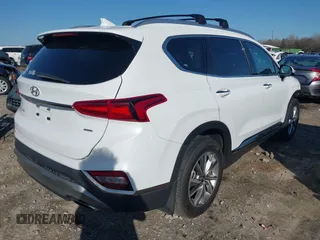 2020 Hyundai Santa Fe Limited with VIN 5NMS5CAD4LH245627, listed as a IAAI auction lot 41498703 with 56,745 mi miles. Bid and sale history available at carsss.com. Image 4.