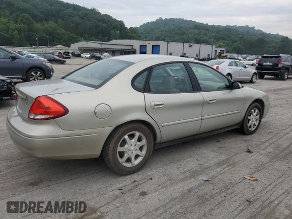 2006 Ford Taurus SEL with VIN 1FAFP56U86A194072, listed as a Copart auction lot 63779615 with 77,377 mi miles and Salvage title. Bid and sale history available at DreamBid. Image 3.
