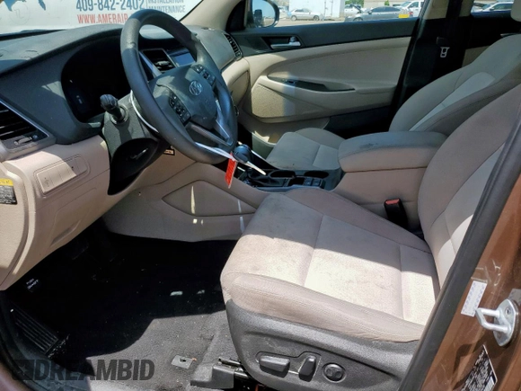 2017 Hyundai Tucson Sport with VIN KM8J33A29HU385636, listed as a Copart auction lot 58720035 with 137,120 mi miles and Clean title. Bid and sale history available at DreamBid. Image 7.