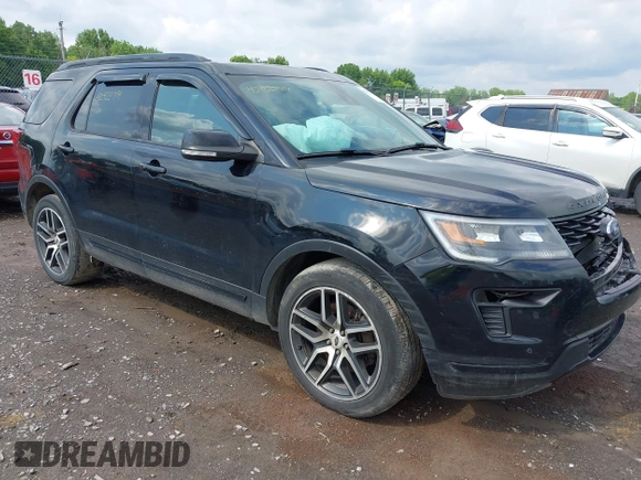 2018 Ford Explorer Sport с VIN 1FM5K8GT4JGA53237, выставлен на аукционе IAAI как лот 42422714 с пробегом 53 830 миль миль и . История ставок и продаж доступна на DreamBid. Изображение 1.
