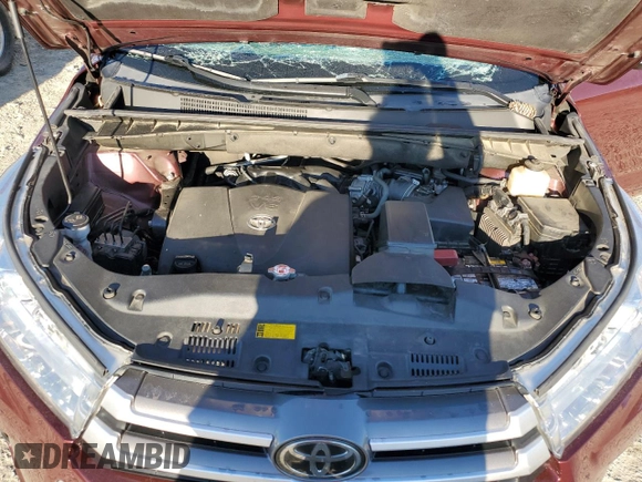 2018 Toyota Highlander SE z VIN 5TDKZRFH9JS238704, wystawiony jako Copart lot #74180764 z przebiegiem 96 037 mil mil oraz Szkoda całkowita • Salvage title. Historia ofert i sprzedaży dostępna na DreamBid. Obrazek 12.
