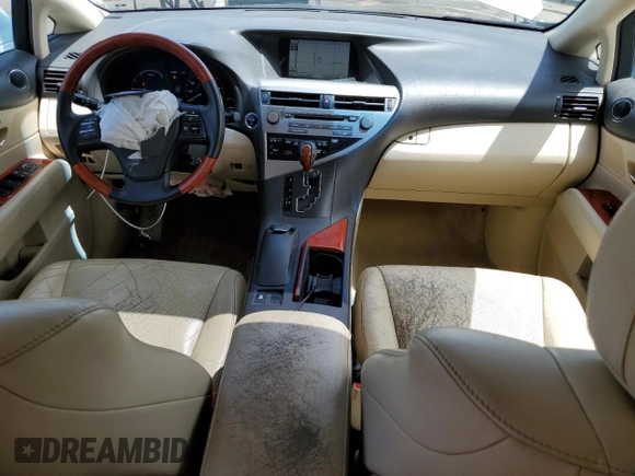 2011 Lexus RX 450h with VIN JTJBC1BAXB2033040, listed as a Copart auction lot 56920005 with 102,791 mi miles and Salvage title. Bid and sale history available at DreamBid. Image 8.